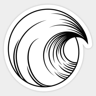 Surf wave icon Sticker